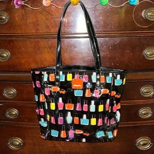 NWOT Nail Polish Tote Bag by Mimosa